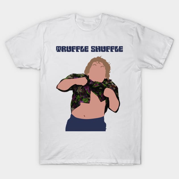 Goonies Truffle Shuffle T-Shirt by OutlineArt